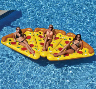 Na naduvavanje Pizza Vodena Ležaljka Bazen Hamak Stolica Igračka Letnji Odmor Uživajte u Vodi Zabavi i Opusti se