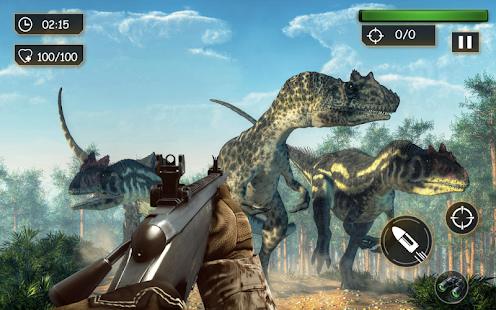 Dinosaur Sniper hunting : free Gun Shooting Game(圖3)-速報App