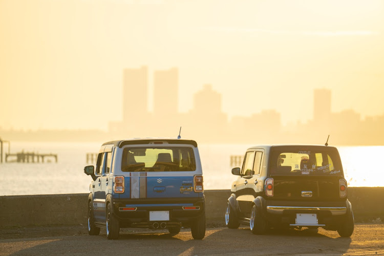 ハスラーの夕焼けと愛車・夕焼け・コラボに関するカスタム事例の投稿画像1枚目