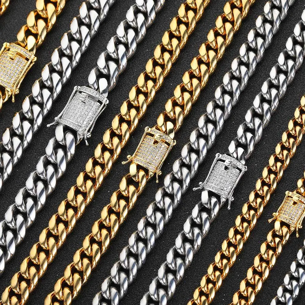 Title 1, Bracelet Hip Hop Chaîne Cubaine Acier Inoxydabl...