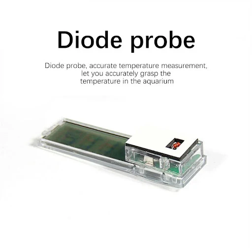 Aquarium LCD Thermometer LCD Digital Electronic Fish Tank 3D Digital Aquarium Temperature Temp Meter Sticker Fish Shrimp