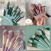 Bộ Cọ Trang Điểm 13 Món, Cọ Trang Điểm Nội Địa Trung Màu Hồng Makeup Cá Nhân Chuyên Nghiệp Mm