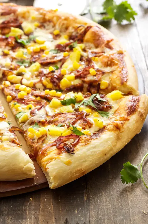 Cheese Corn Pizza + Cheese Burger + Cold Drink