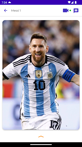 Screenshot Lionel Messi Fake Video Call