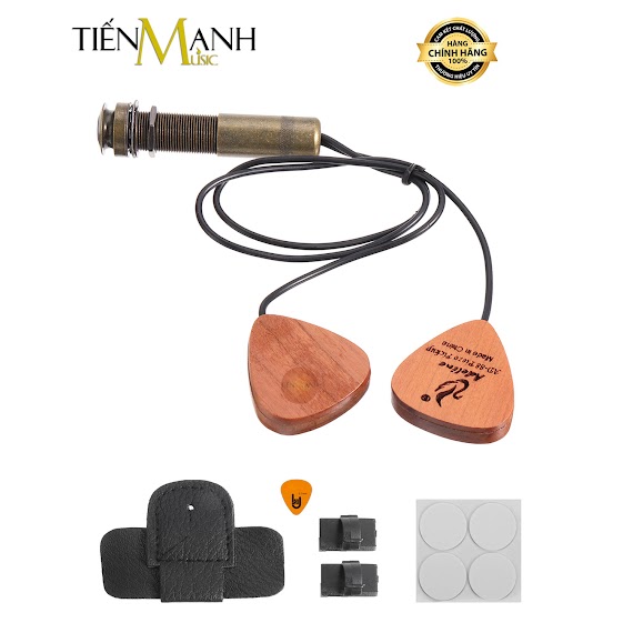 Pickup Nhạc Cụ 2 Đầu Thu Adeline Ad88 - Bộ Thu Âm Thanh Cho Đàn Guitar, Ukulele, Violin, Kalimba, Drum, Erhu Ad - 88 Hàng Chính Hãng - Kèm Móng Gẩy Dreammaker