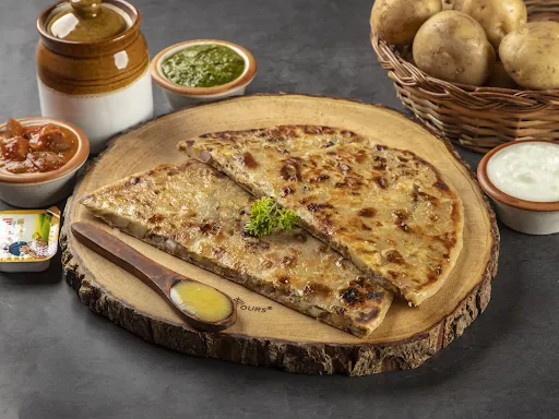 Olive Oil Aloo Paratha