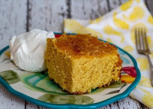 Pineapple Brown Sugar Pound Cake Upside Down