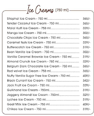 Iceberg Organic Icecreams menu 4