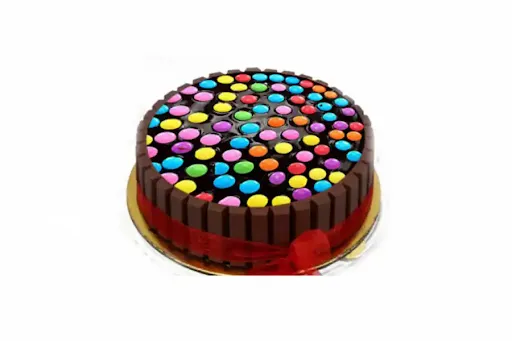 Kit Kat Gems Cake