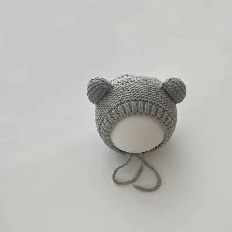 Gorro coreano para bebé con protección auditiva, diseño de dibujos animados bonitos, ideal para mantener a tu pequeño abrigado y seguro.