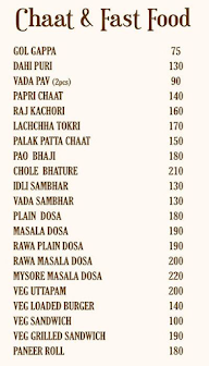 Tansukh Fine Dining Restaurant menu 2