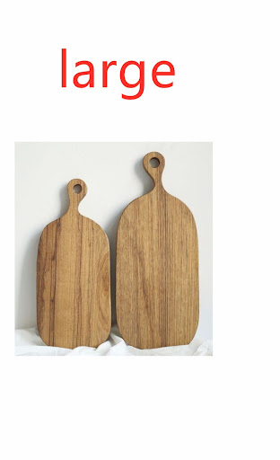 Title 9, Solid wood pizza and sushi cutting board for st...