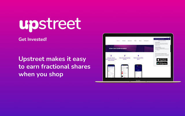 Upstreet - Earn Shares as You Shop chrome extension