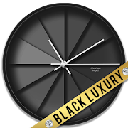 FREE Black Clock Live  Icon