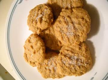 Easy No sugar added Peanut Butter cookies