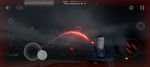 Screenshot C-RAM Simulator: Air defense