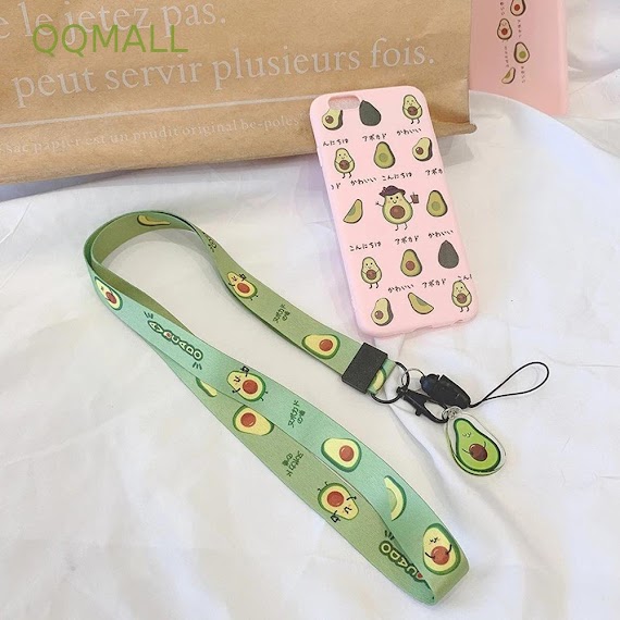 Qqmall Mobile Phone Accessories Mobile Phone Straps For Keys Keychain Lanyards Cell Phone Lanyard Cute Lemon Usb Badge Holder For Id Card Neck Rope Card Holder Neck Strap Fruit Lanyard