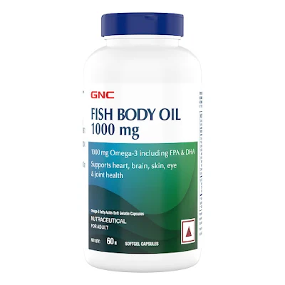 Fish Oil 1000mg Cap 1x60