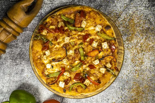 Spicy Peppy Paneer Pizza