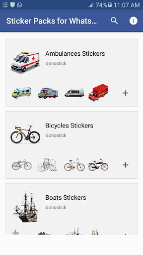 Vehicle Stickers for WhatsApp - WAStickerApps Pack