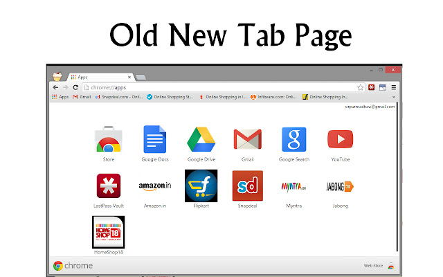 Old New Tab Page