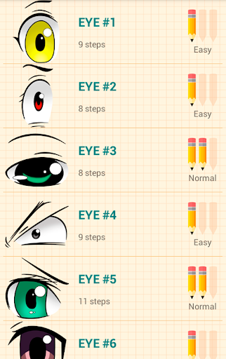 Screenshot How to Draw Anime Eyes