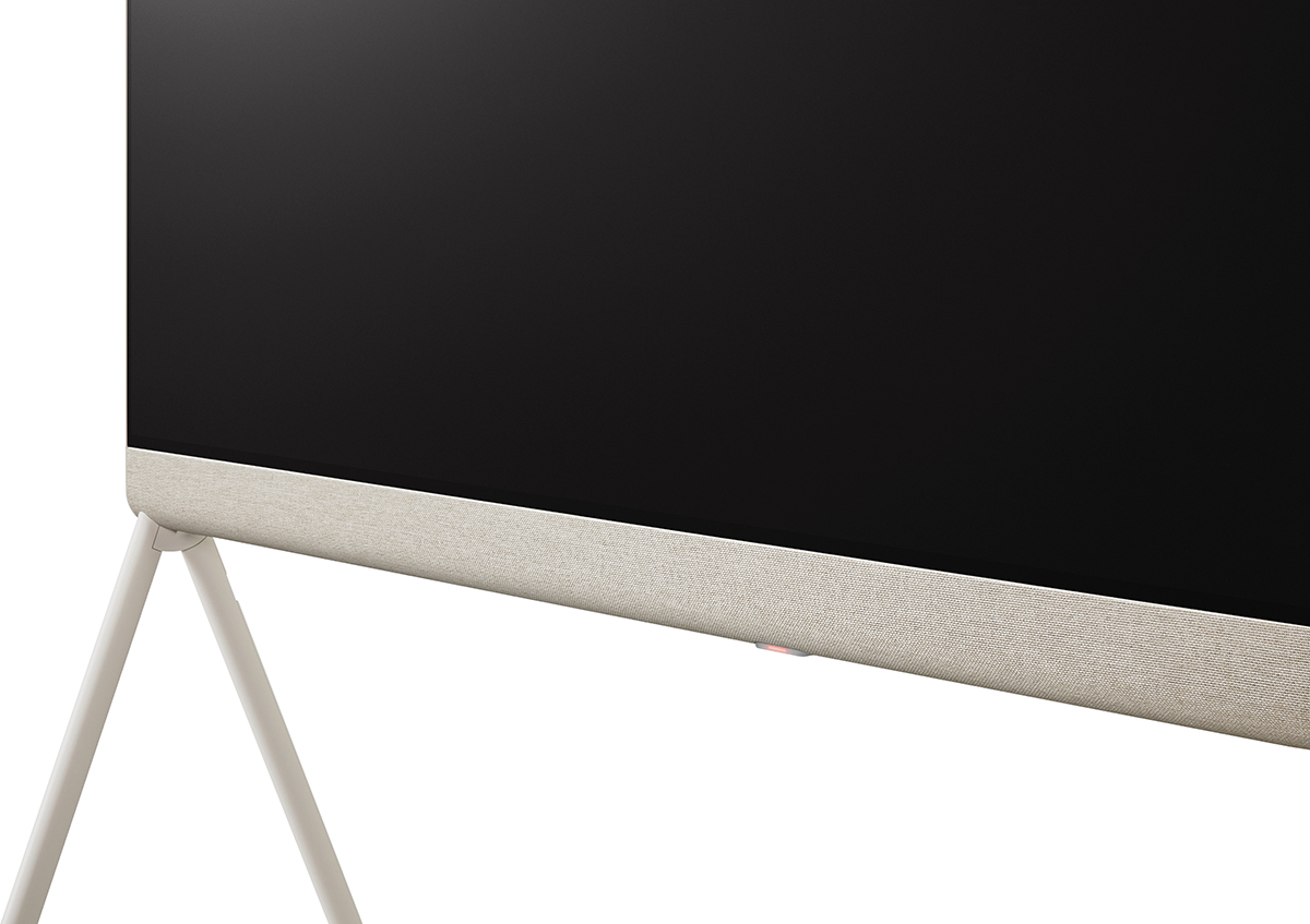 LG OLED Posé : integrated soundbar