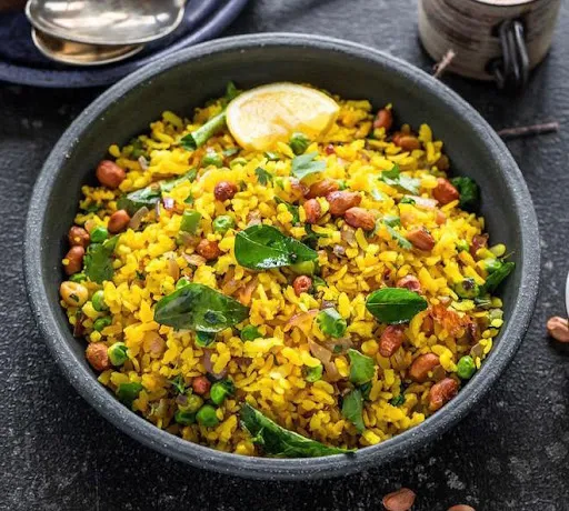 Poha + Cold Coffee