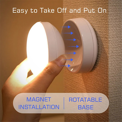 Title 6, 360 Rotating Human Body Induction LED Small Nig...
