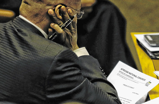 MAN OF THE MOMENT: President Jacob Zuma is expected to shed more light on government plans when he responds to questions over his State of the Nation address in parliament today