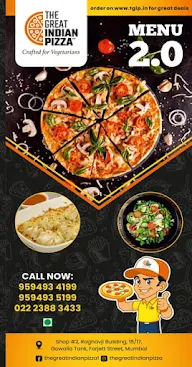 The Great Indian Pizza menu 1