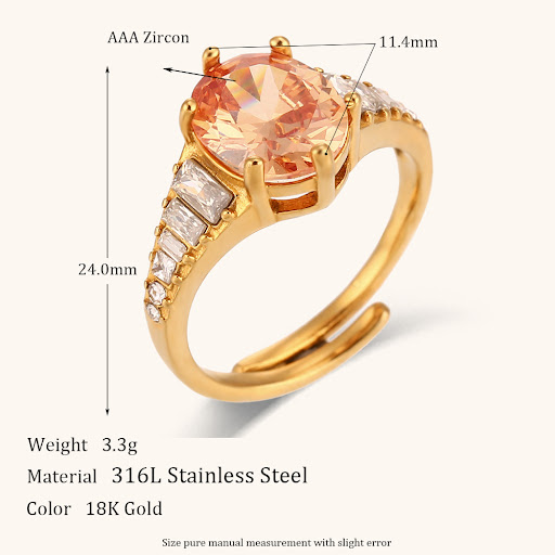 Title 2, Personality Simple Ornament Titanium Steel Adju...