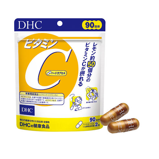 Thực phẩm bảo vệ sức khỏe DHC Vitamin C Hard Capsule 90 ngày tăng cường sức đề kháng