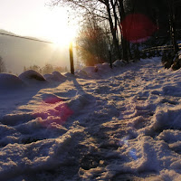 Camminata innevata di 