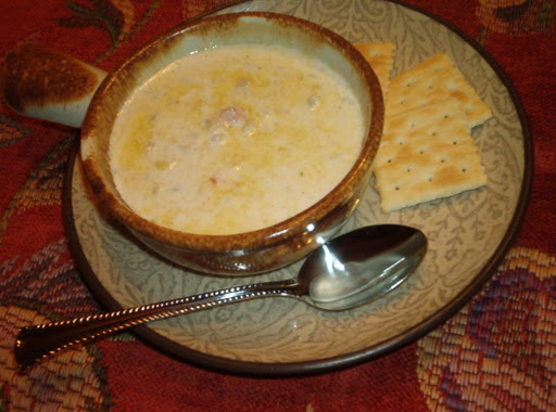 Heartwarming Cauliflower/Ham Soup