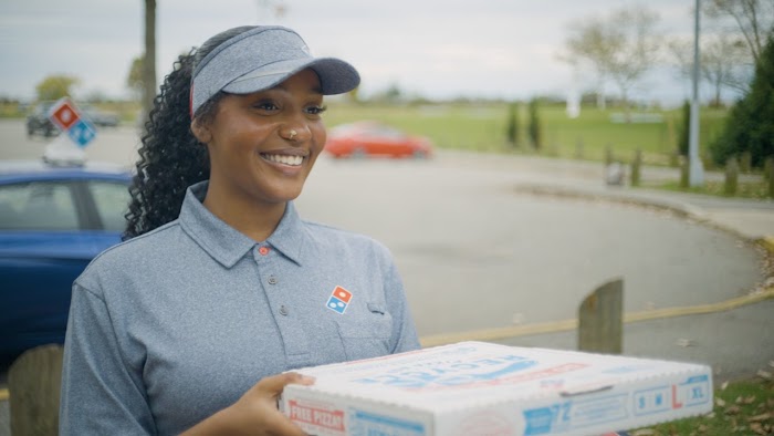 Drivers can easily find their customers with Domino's Pinpoint Delivery