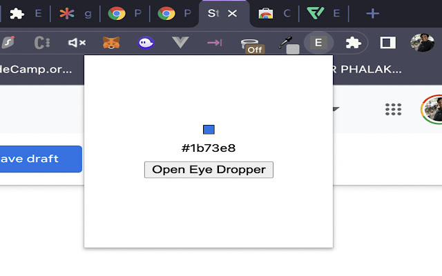 Eye Dropper Extension chrome extension