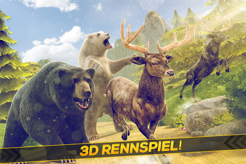 Android application Deer Racing Challenge For Free screenshort