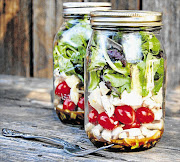 EDIBLE TREND: Jars keep your salad fresh for longer