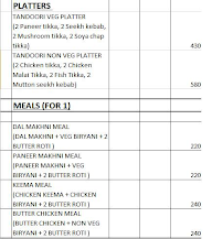 Shahi Khazana menu 5