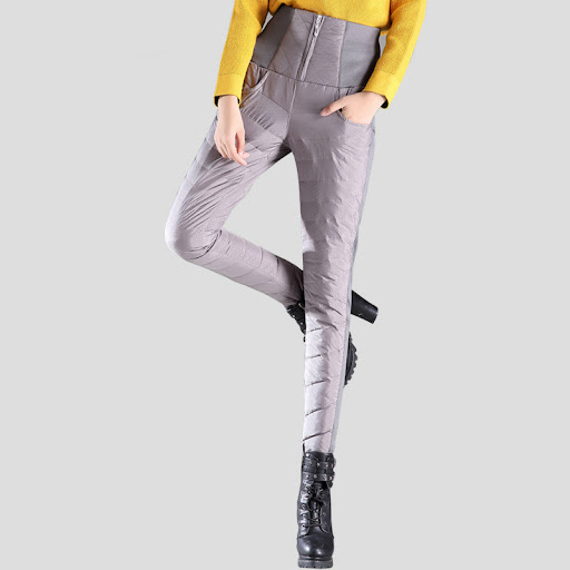 Title 1, Thin Womens Down Pants for Outer Wear Warm and...