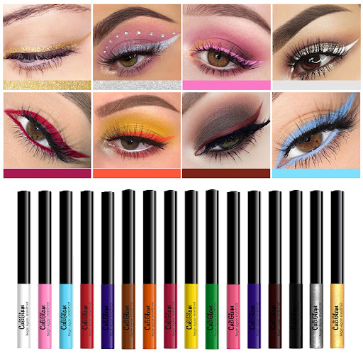 Title 6, 16 Color Fine Liquid Eyeliner Set, Waterproof, ...