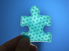 Autism Awareness Puzzle Piece - Light it up blue