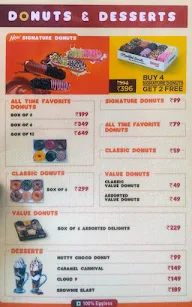 Dunkin' menu 3