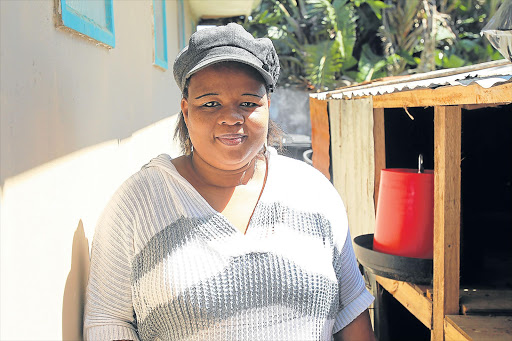 BOOST FOR VILLAGE: Mandisa Dukashe initiated the Zanoncedo project in her home village, helping more than 100 people infected and affected by HIV Picture: SIBONGILE NGALWA