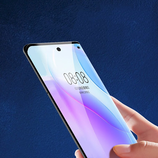 Title 2, Tempered Film Full Screen Fingerprint Unlock pr...