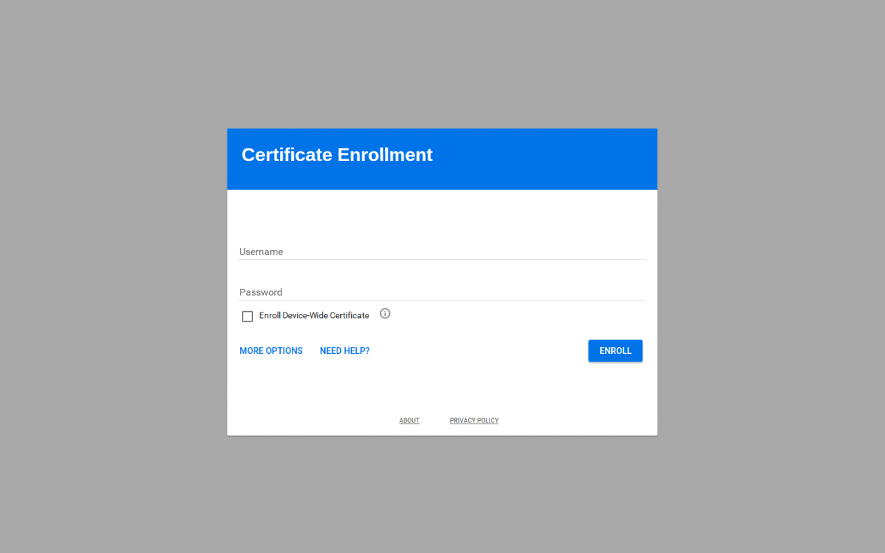 Certificate Enrollment for Chrome OS Preview image 0