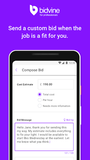 Bidvine for Professionals