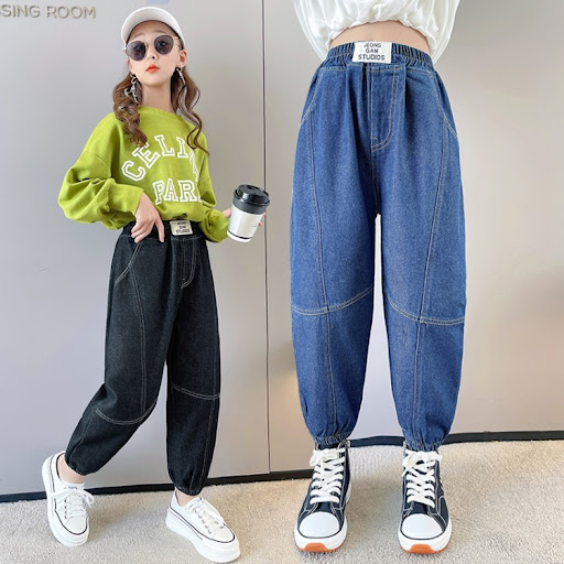 Title 4, Girls Harem Pants Fashion Childrens Casual Je...