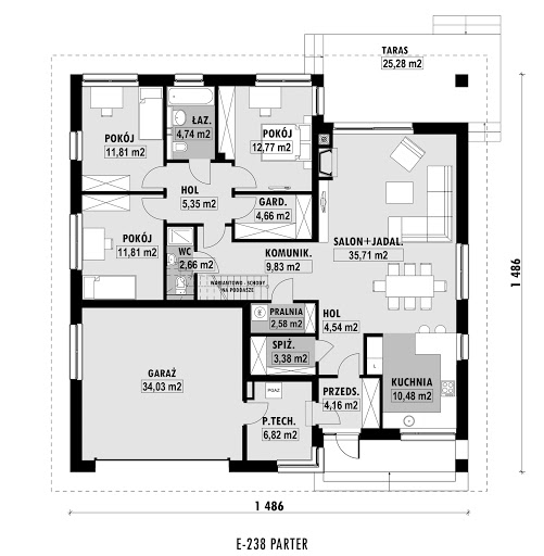 E-238 - Rzut parteru